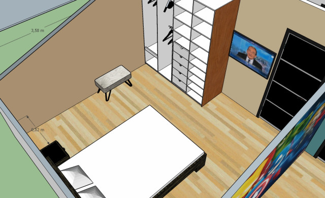 Visualisation 3D moderno-camera-da-letto