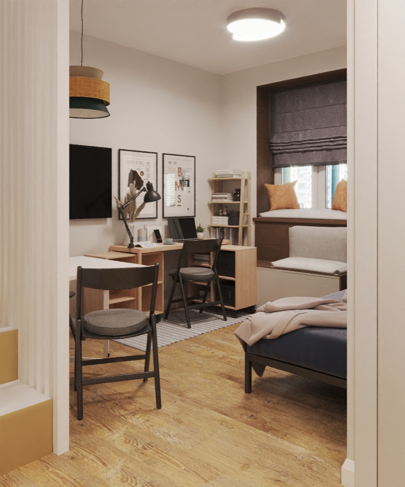 Маленькая площадь: переделка коммуналки в студию