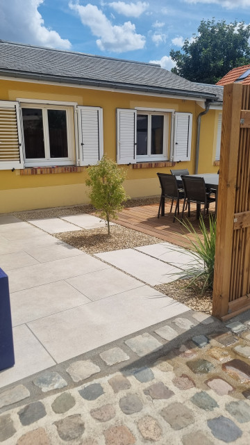 Am&eacute;nagement d'une cour middelhavsstil-have
