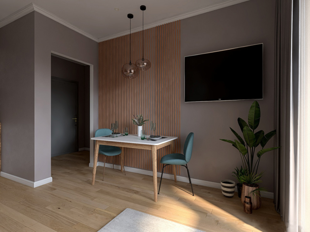 кухня-гостиная в ЖК Охта Хаус