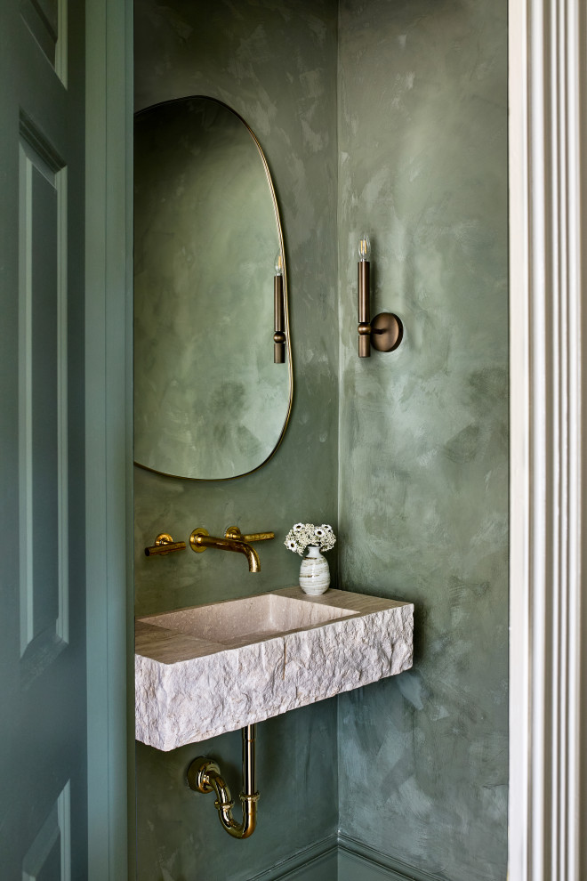Au Naturale on Laverock - Transitional - Powder Room - DC Metro - by ...