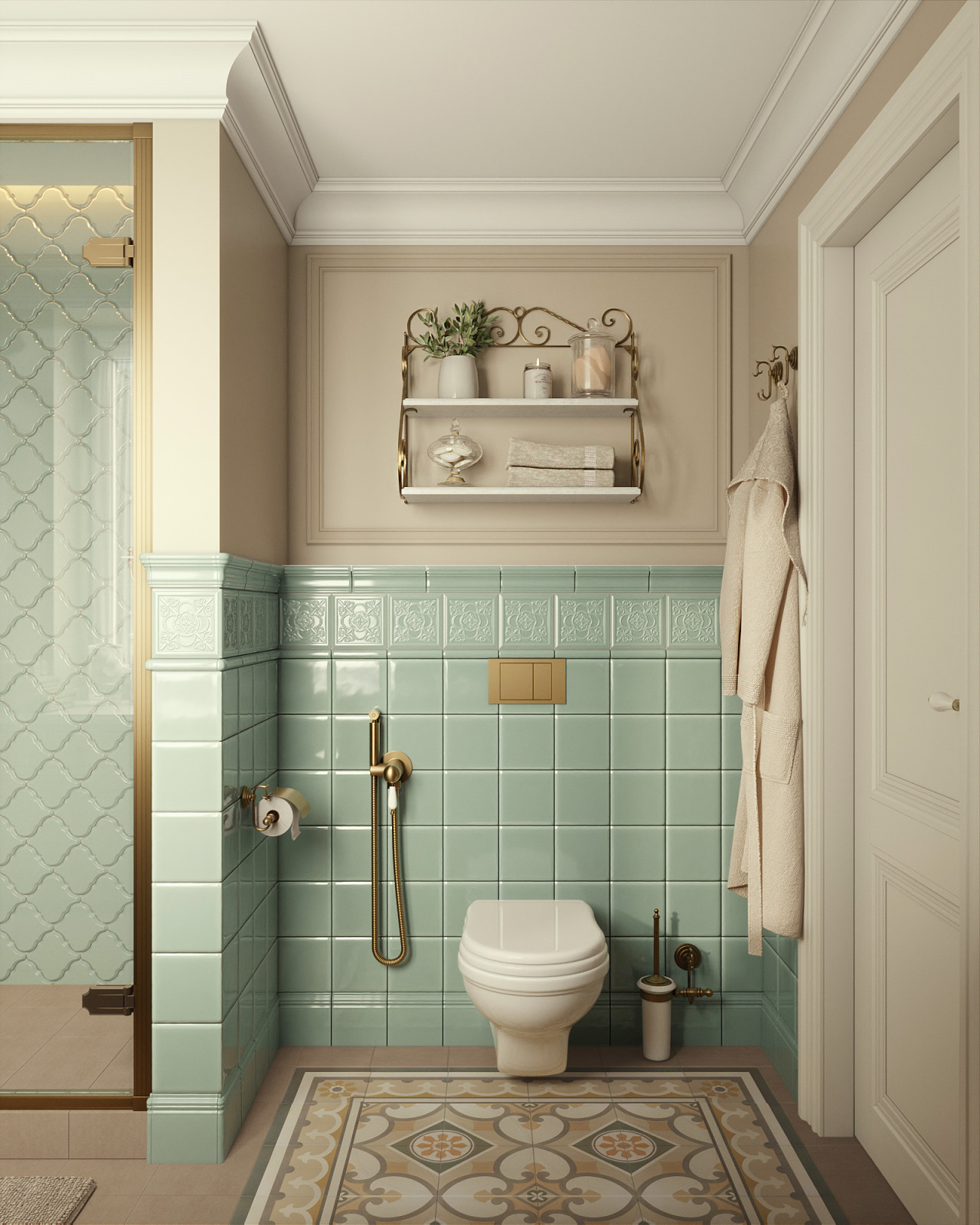 Дом в стиле прованс г. Бирюч (80 кв.м.)