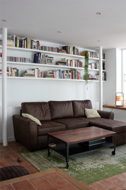 Oasis urbano modern-living-room