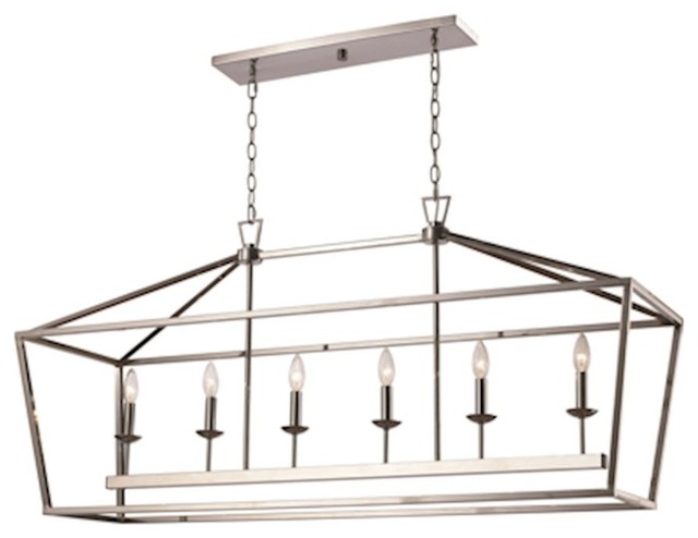 Trans Globe 49 Lacey 6 Light Pendant Polished Chrome Trans Globe 49 Lacey 6 Light Pendant Polished Chrome Transitional Lighting By Freely