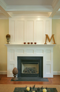 Paneled fireplace