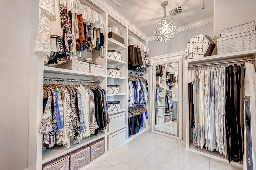 This is an example of a contemporary storage and wardrobe in Houston.