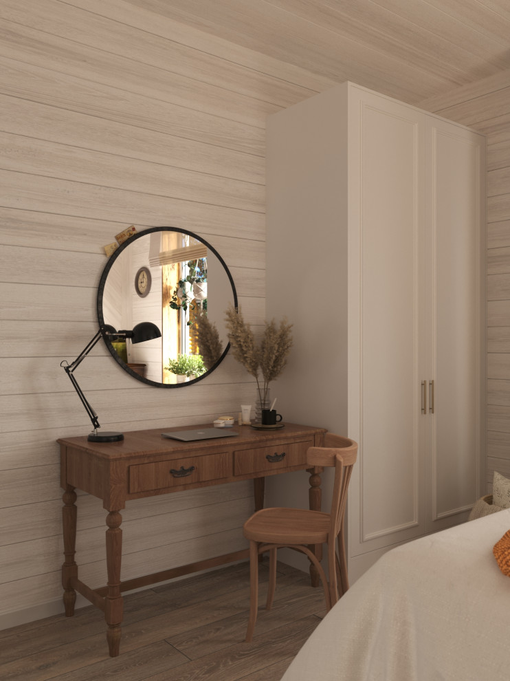 Спальня для родителей в загородном доме