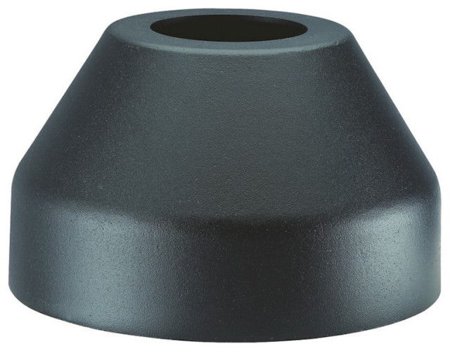 Acclaim Lighting Lamp Post Accessories Flange Base Cover, Matte Black