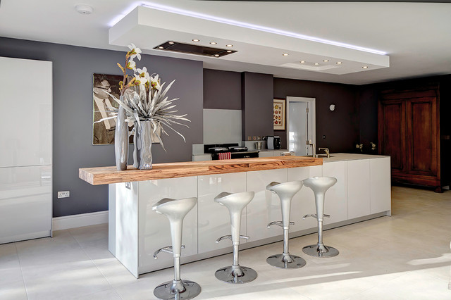 AGA Style Ovens in a bulthaup kitchen contemporary-kitchen