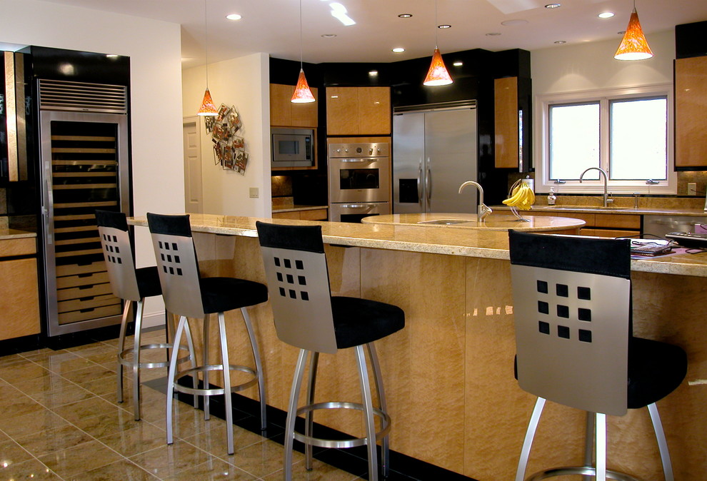 Lincoln, Rhode Island - Contemporary - Kitchen ...