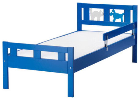KRITTER Bed frame with slatted bed base