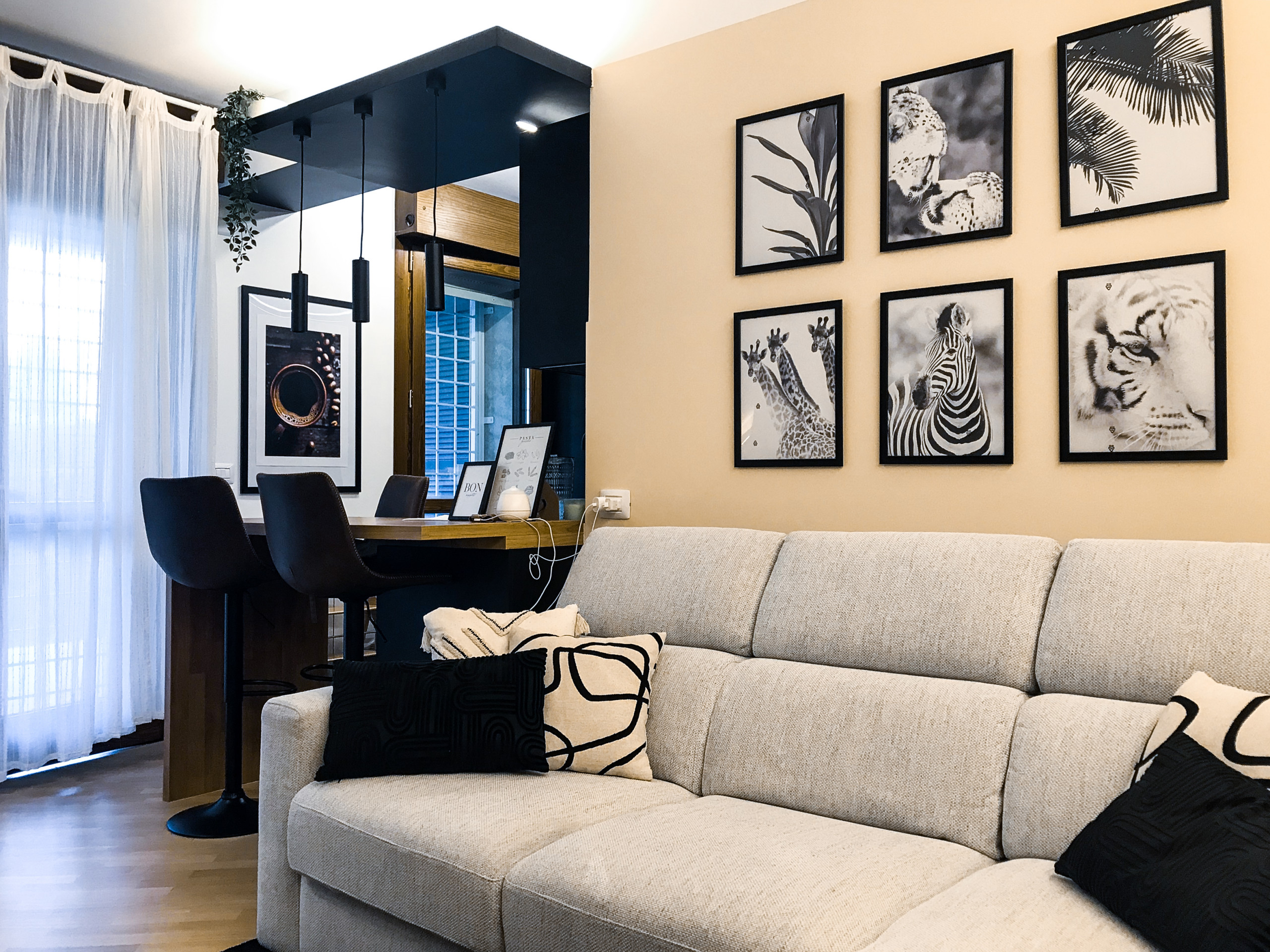 Soggiorno e Isola cucina | Open space