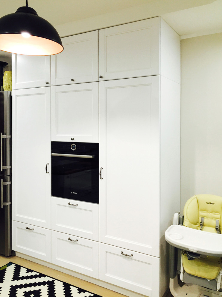 Белая кухня в скандинавском стиле