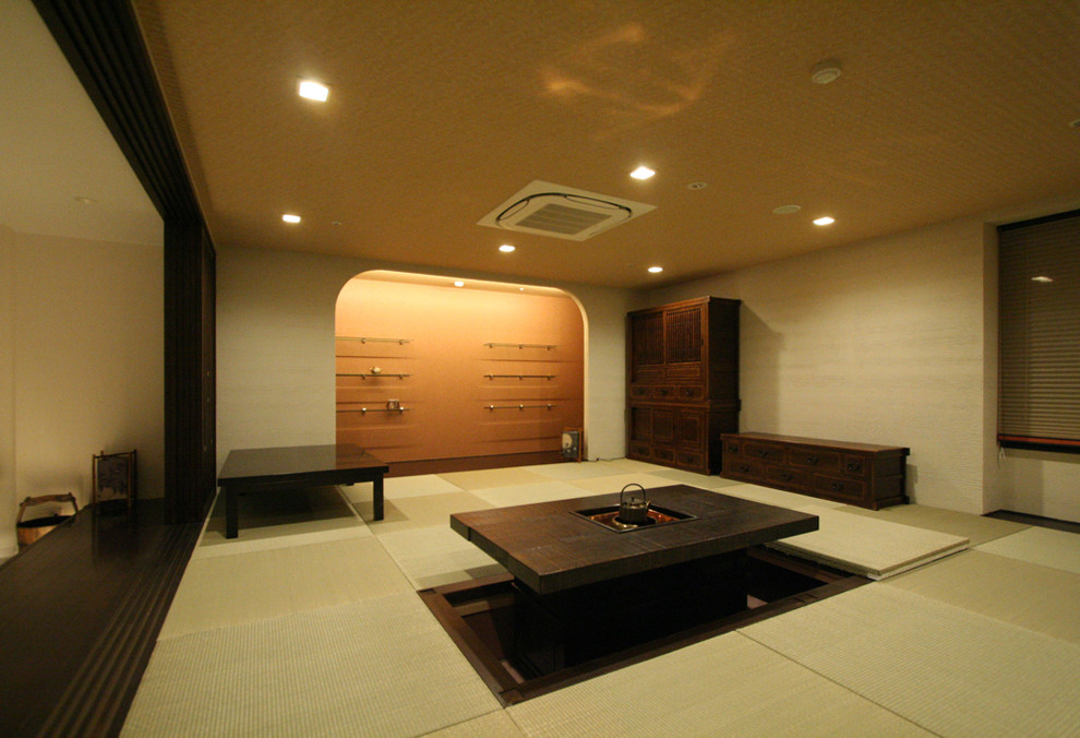 大阪にある和風のおしゃれなリビングの写真