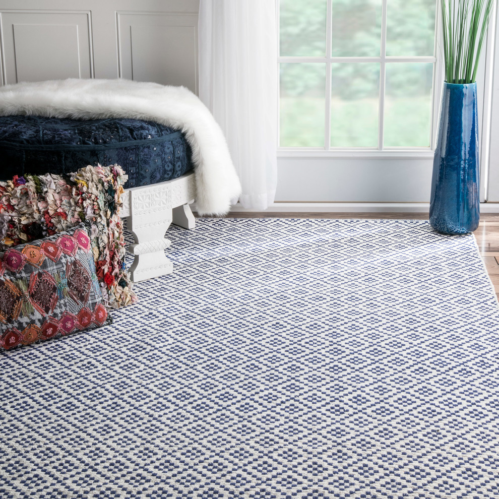 Chalet Diamonds Trellis Rug Contemporary Area Rugs by nuLOOM Houzz