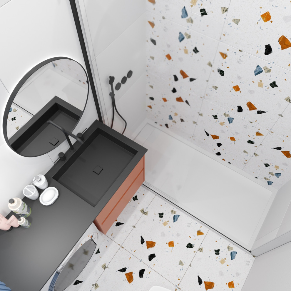 Дизайн интерьера однокомнатной квартиры 33 кв. м ЖК Дубрава