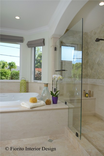 Master Bathroom Saratoga, CA designed by Jeff Fiorito