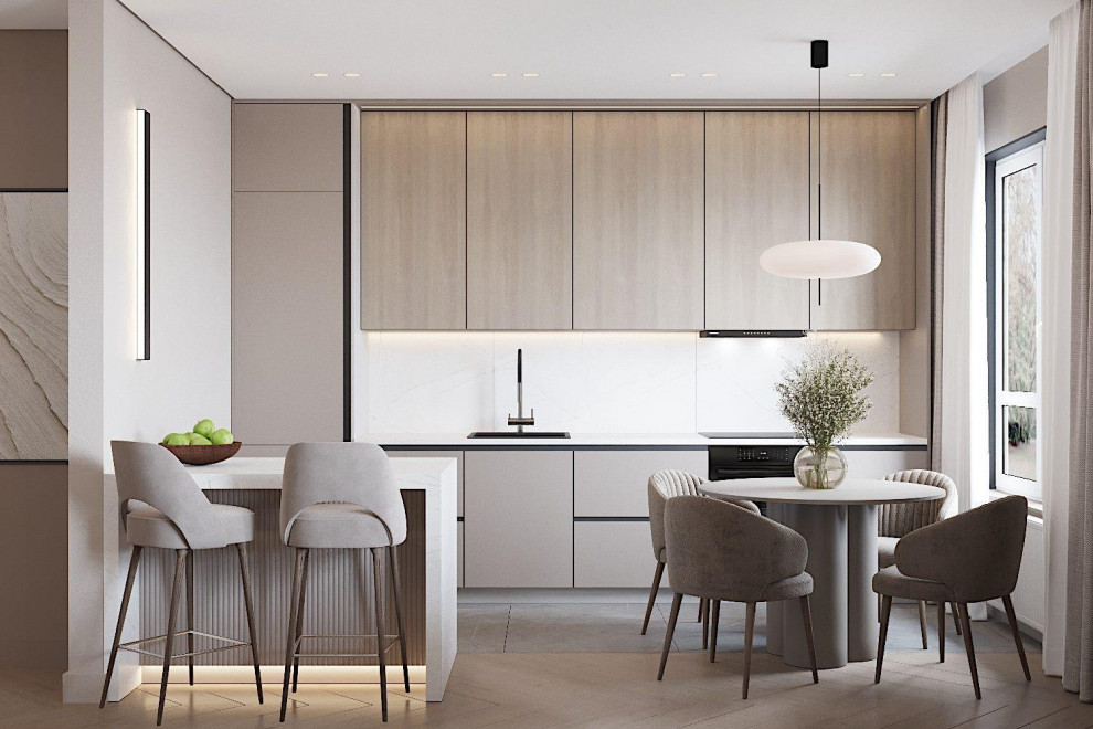 Квартира 57м2 в Новороссийске в стиле неоклассика