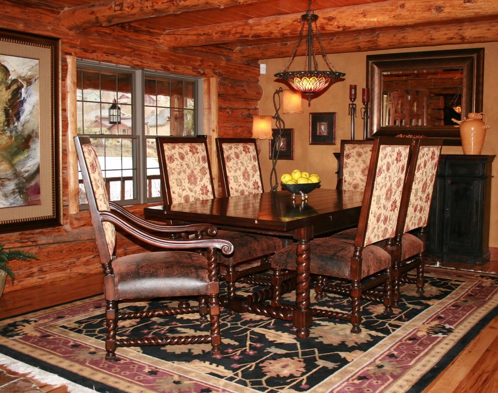 Inspiration for a country dining room in Phoenix.