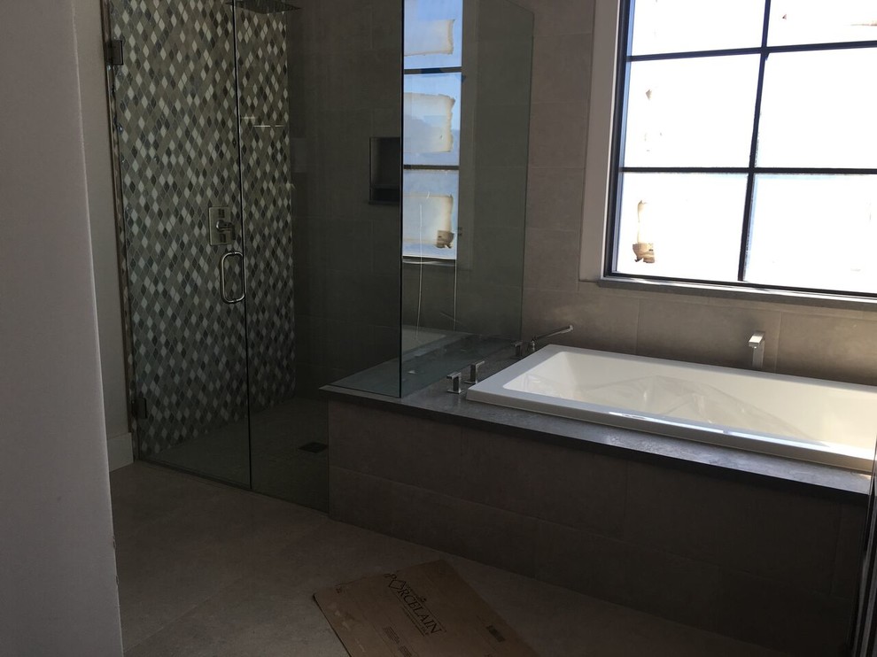 Example of a mountain style bathroom design in Phoenix