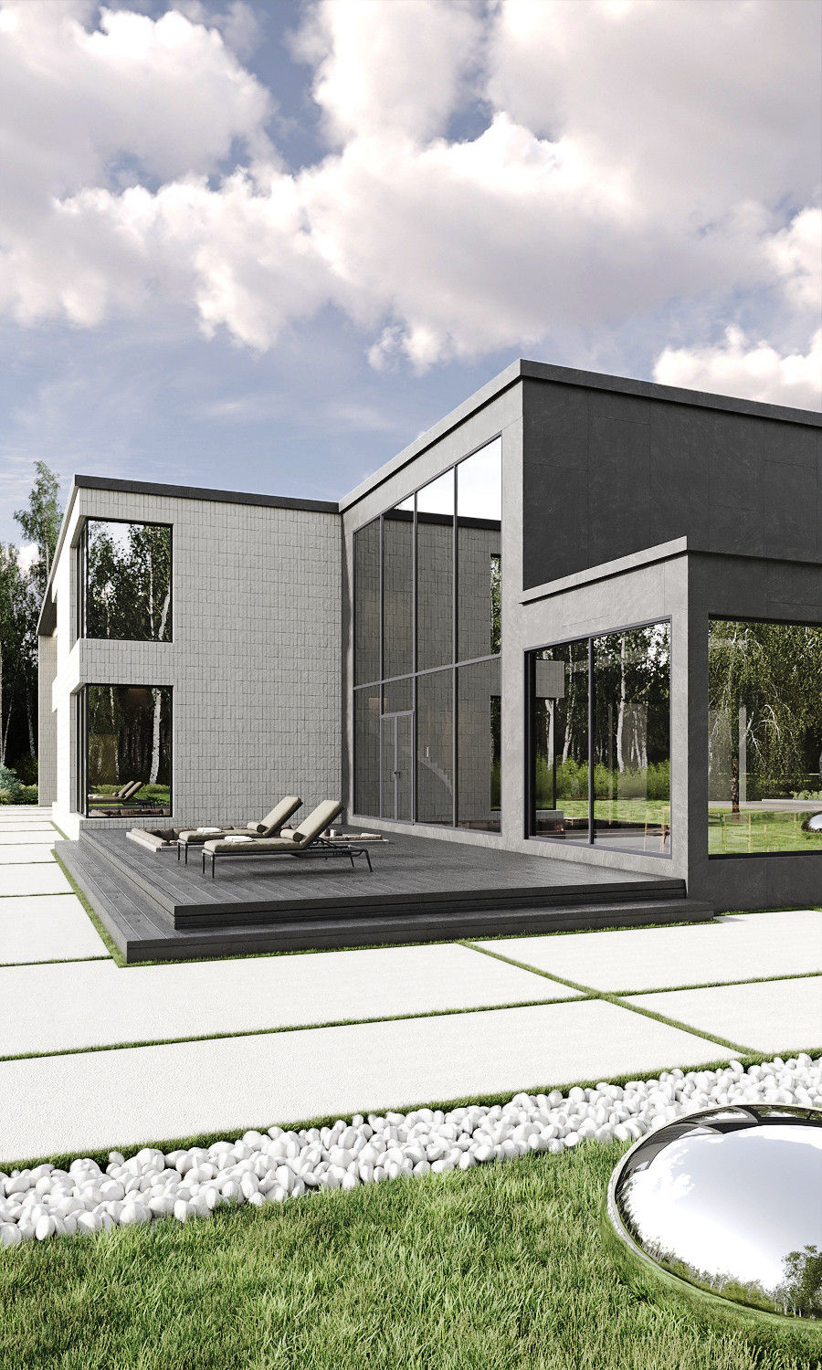 Эскиз дома 1000 кв.м