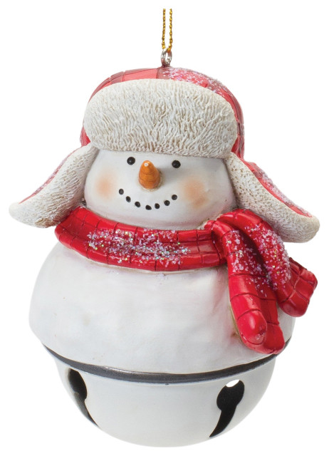 Melrose International Gnome Sleigh Bell Ornament (Set of 12)