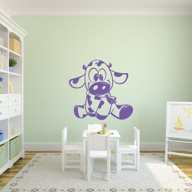 Baby Cow Contemporary Wall Decals by WALLTAT