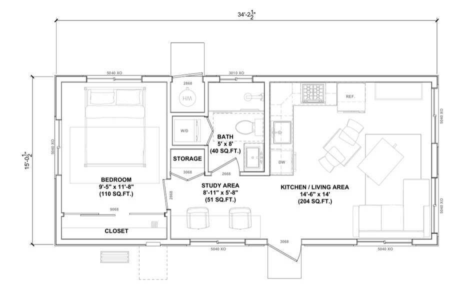 1 Bedroom - Amicalola