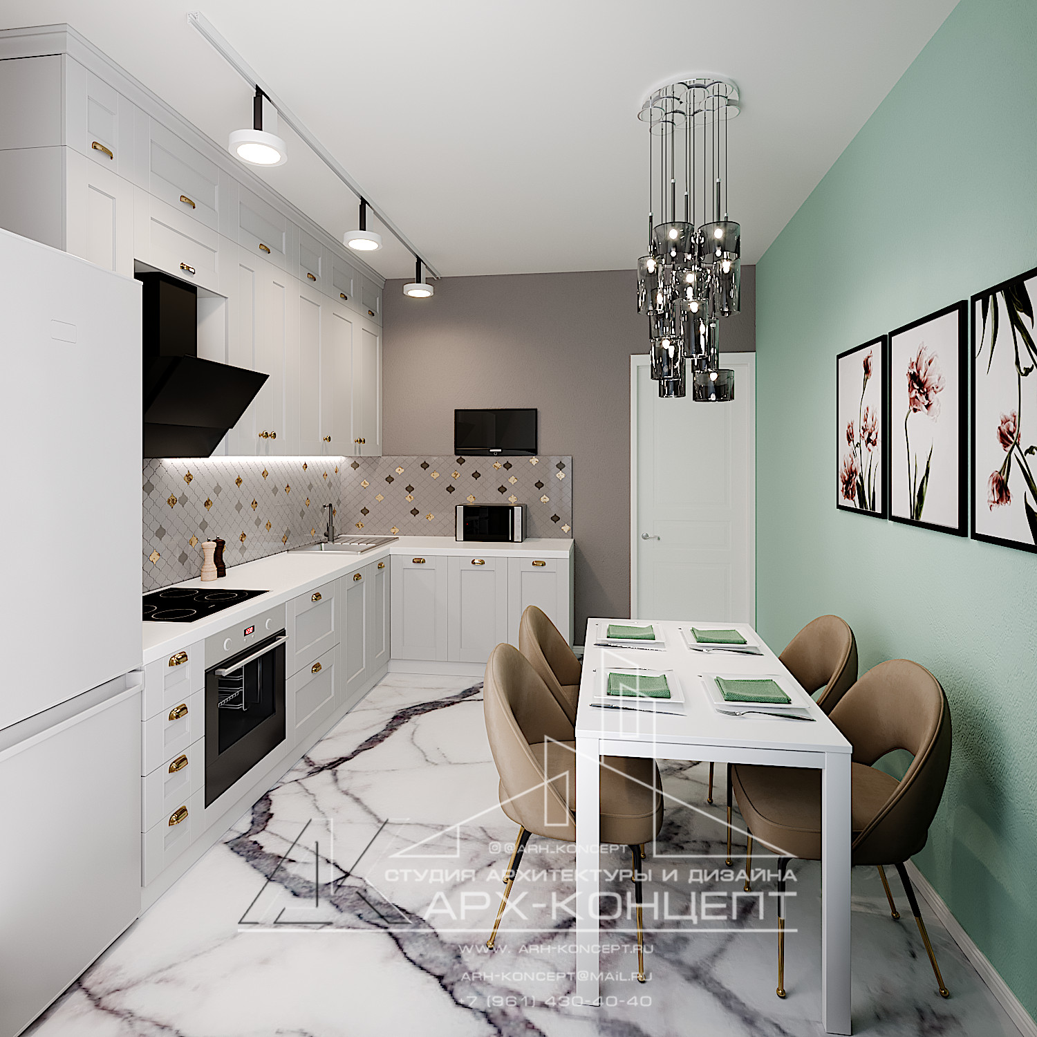 Дизайн 3-комнатной квартиры