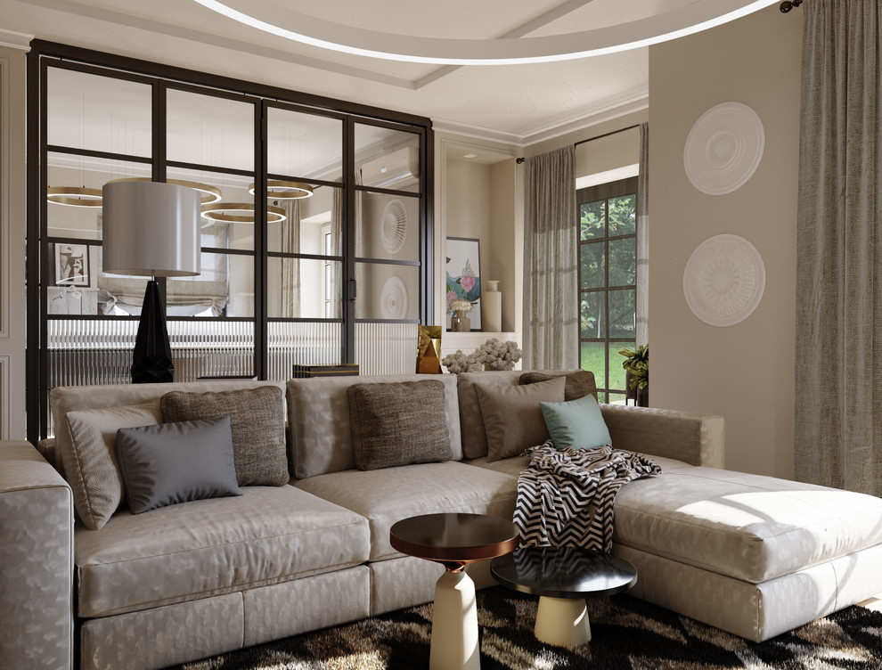 Гостиная. Вид в сад