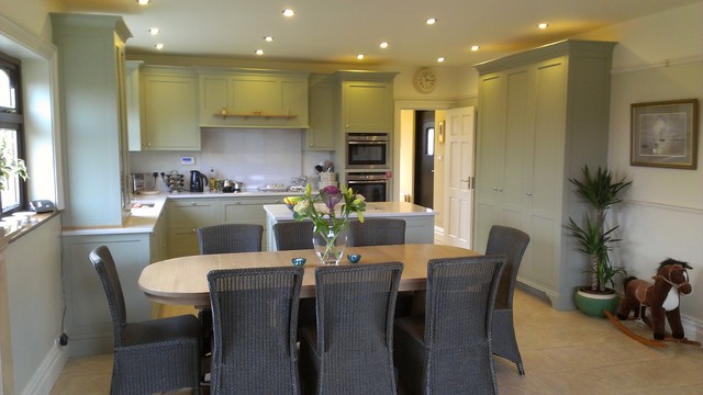 Painted Shaker Kitchen traditional-kitchen