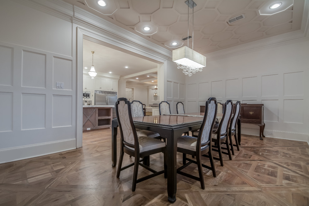 Dining room - transitional dining room idea