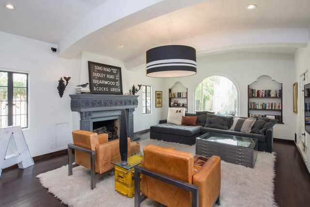 Andy Berman Residence contemporary-vardagsrum