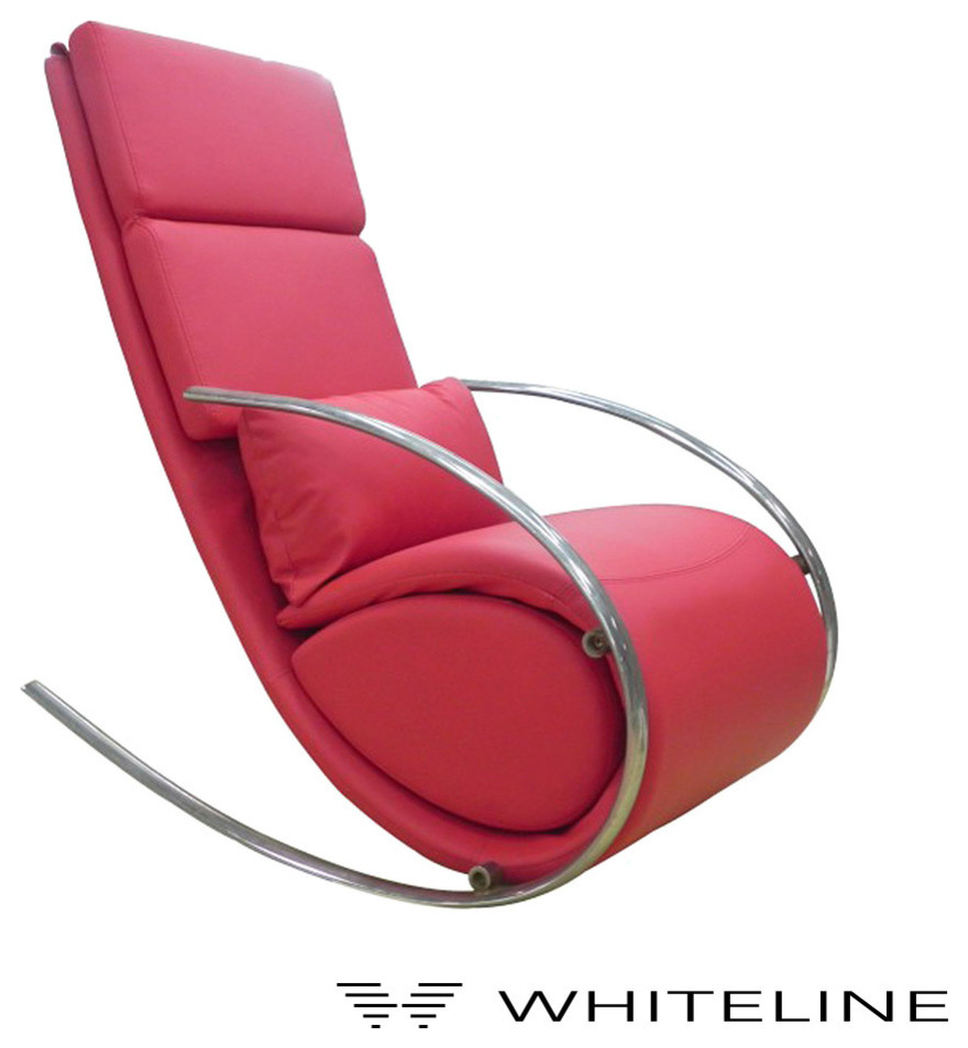 Whiteline Chloe Rocker Chair