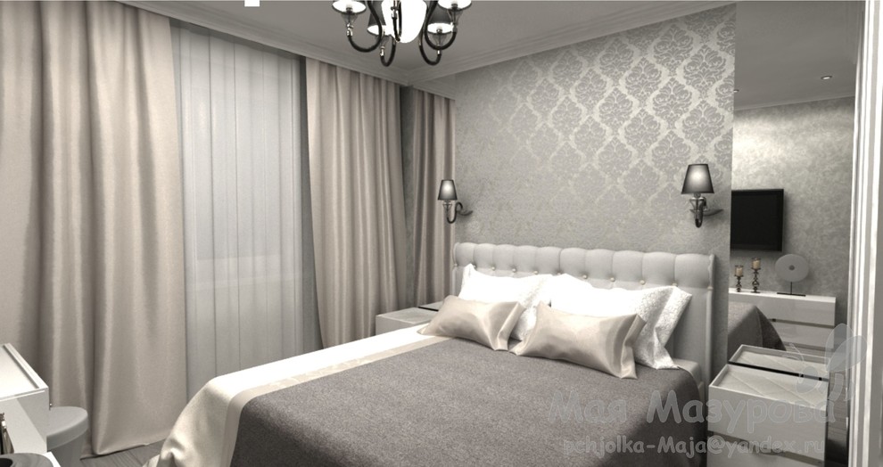 57,6 кв.м. благородной монохромности