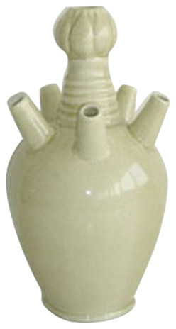 Coral Reef Ceramic Vase, 16.5"