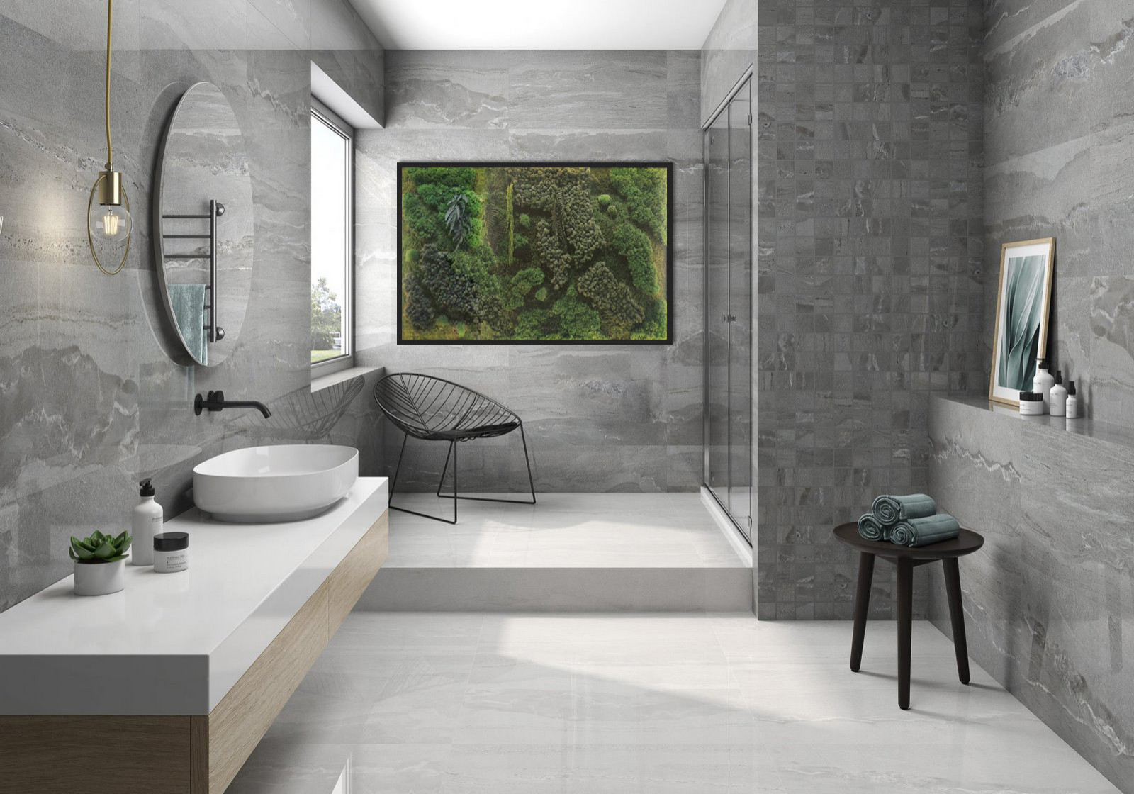 Панно из мха