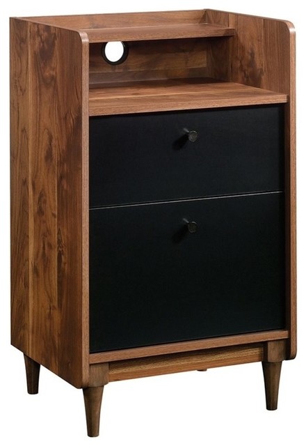 Sauder Harvey Park 2 Drawer Lateral File Cabinet In Grand Walnut