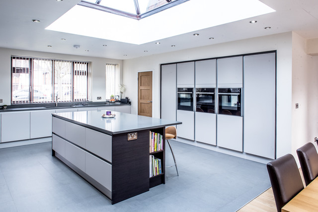 Open Plan Kitchen Design contemporary-koek