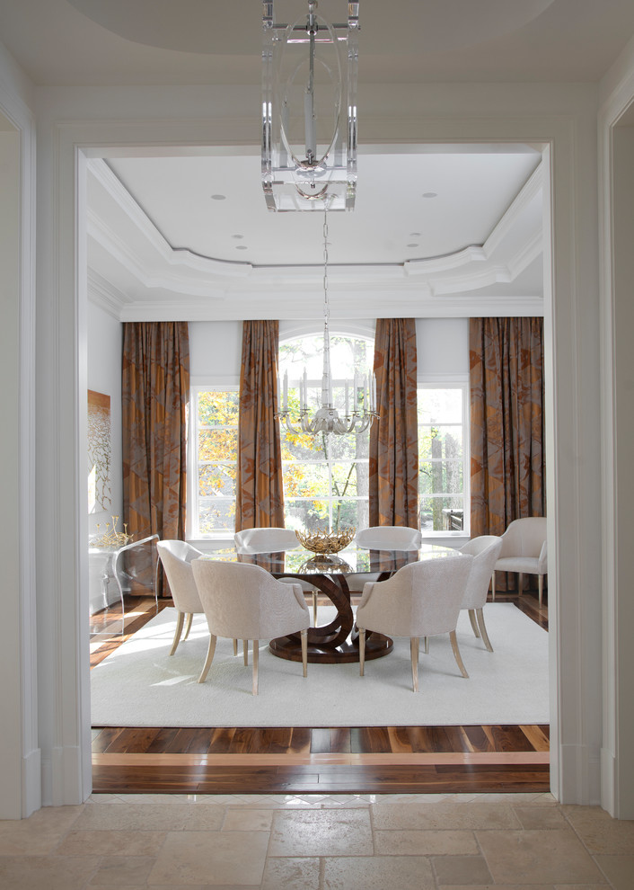 Dining room - contemporary dining room idea in DC Metro