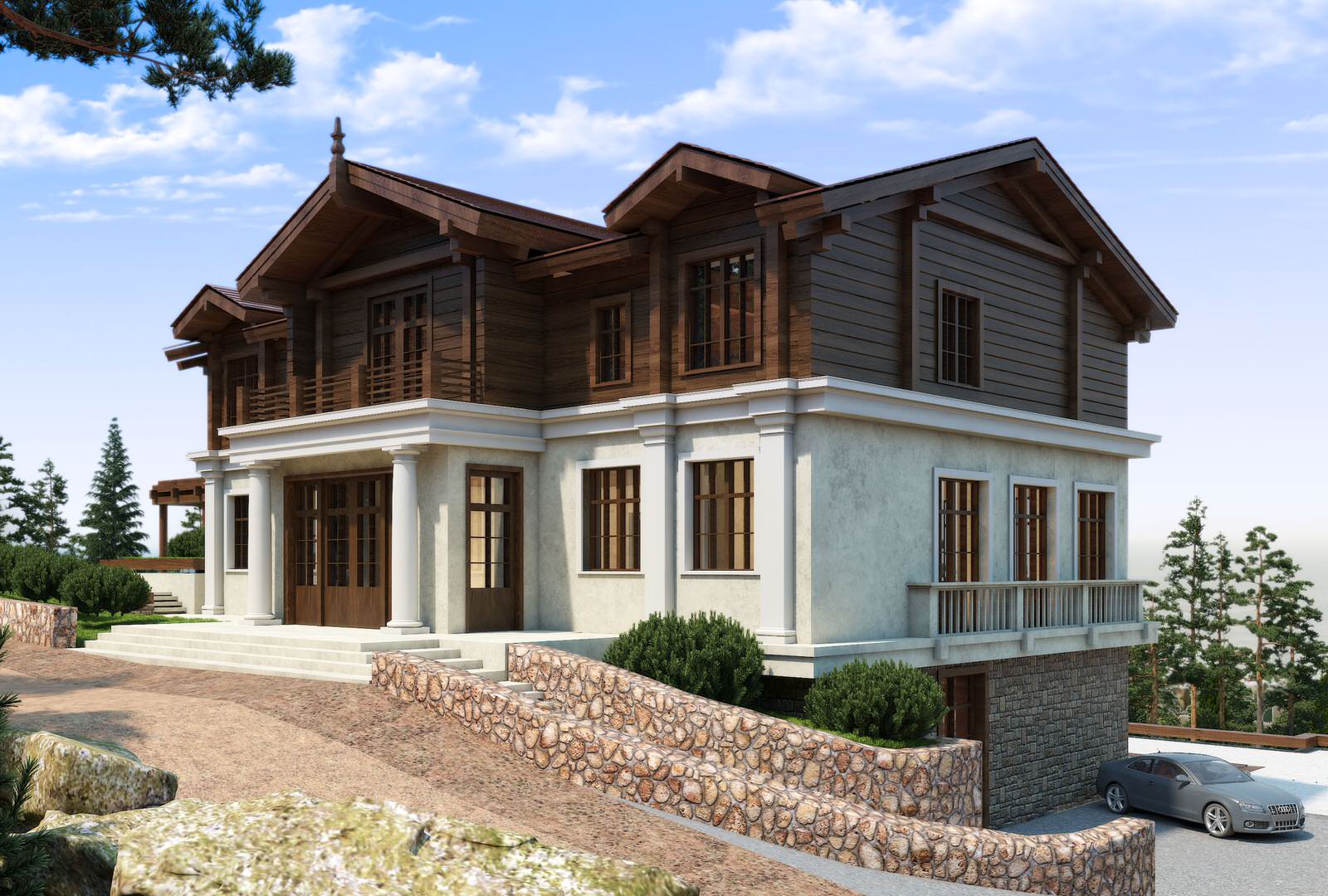 Индивидуальный жилой дом в п. Отрадное, Крым