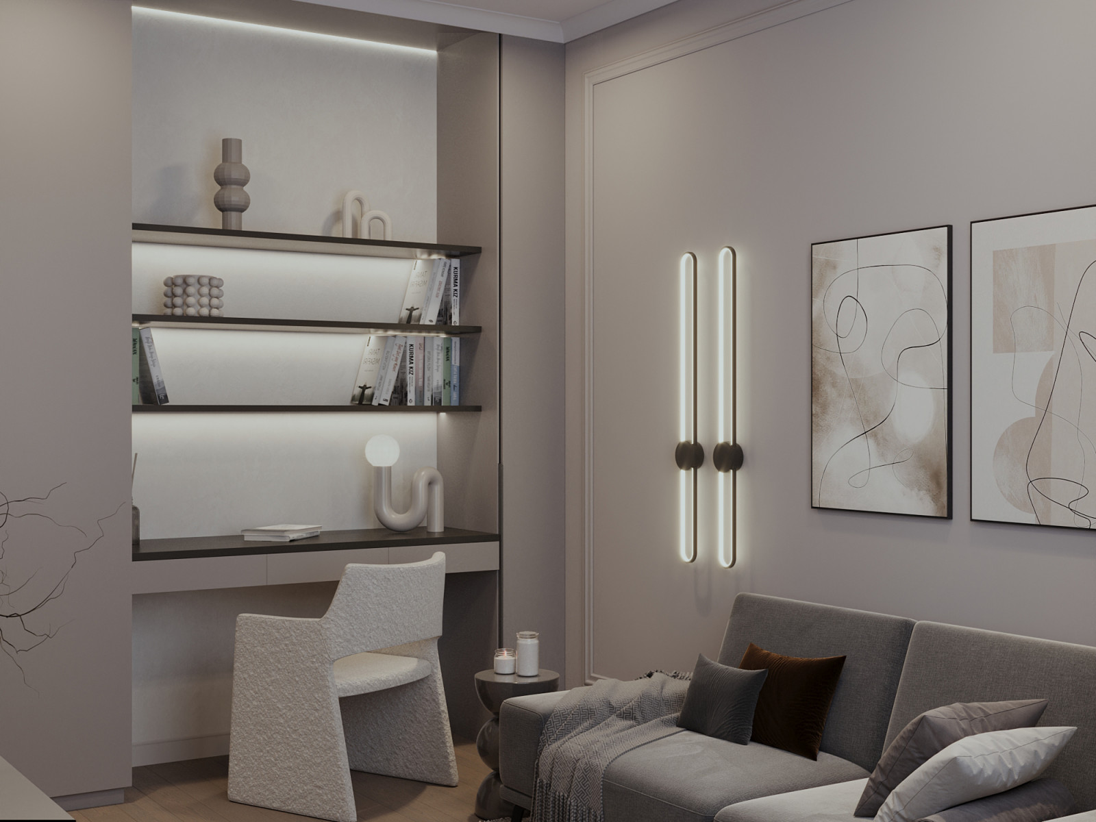 Загородный дом. Дизайн интерьера.