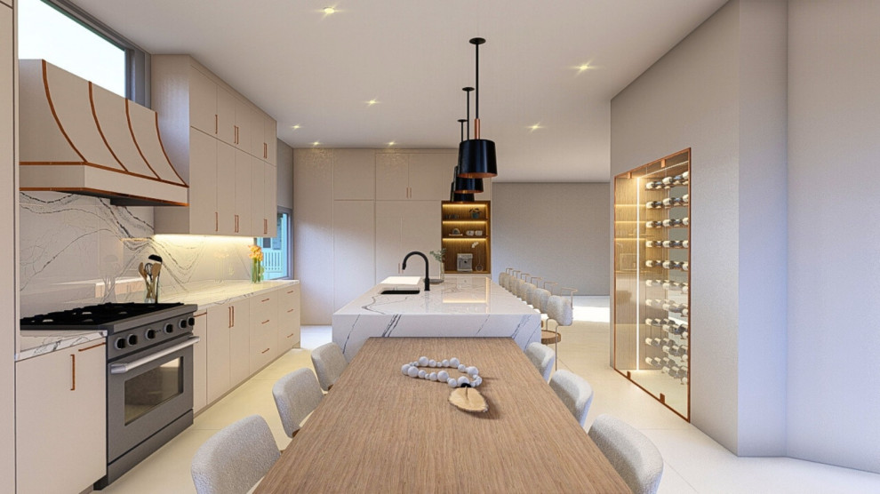 Light and Bright Modern Luxury in St. Pete Kitchen