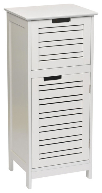 freestanding bath storage floor cabinet, miami - transitional