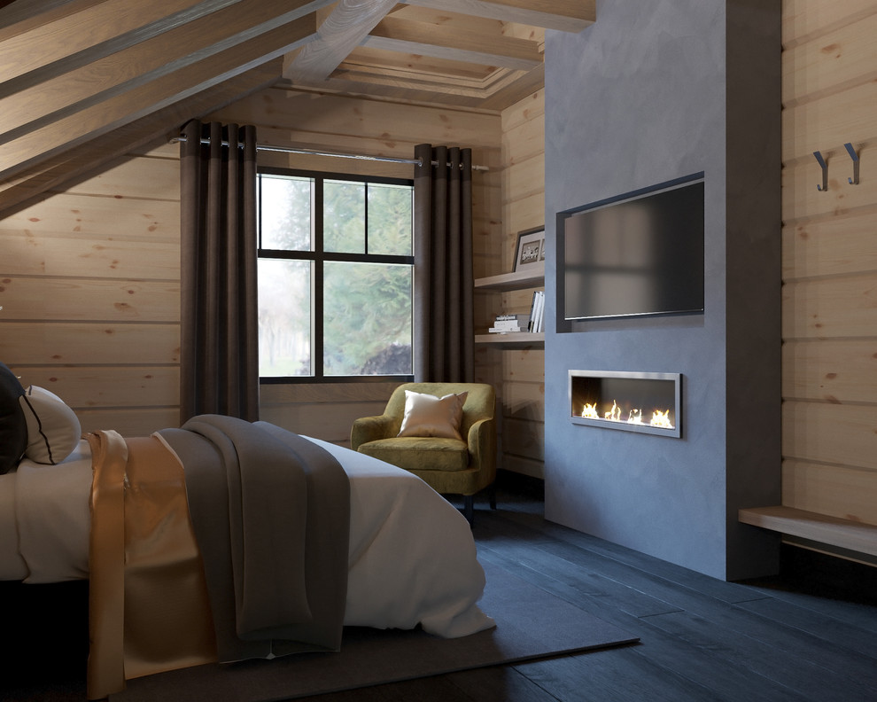 Дом элементами современного шале