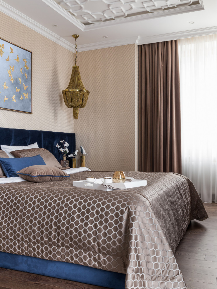 Квартира с сочными акцентами в Неоклассике