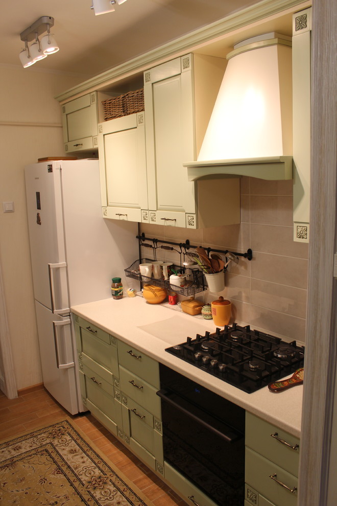 Кухня массив бука покраска эмаль