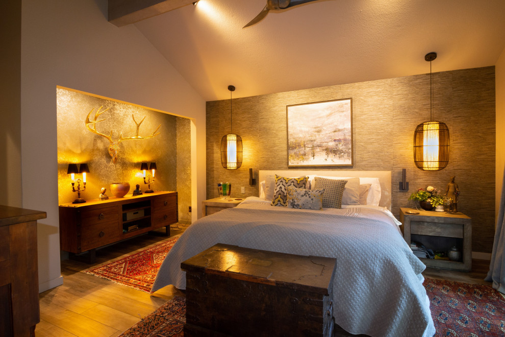 Contemporary Treehouse Master Bedroom