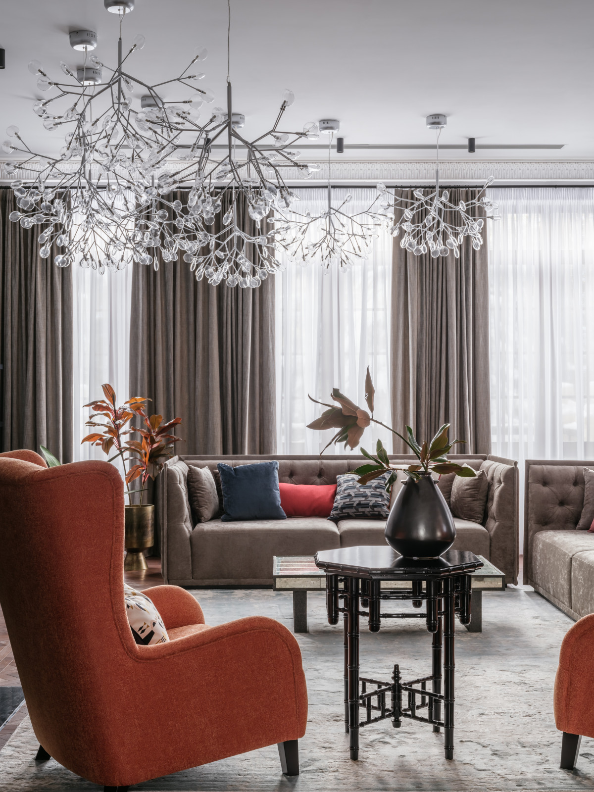 Стилизация загородного дома в КП Довиль