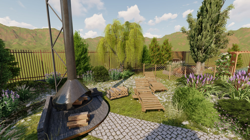 Каменистые устройства на участке 7 соток. "День/Ночь"